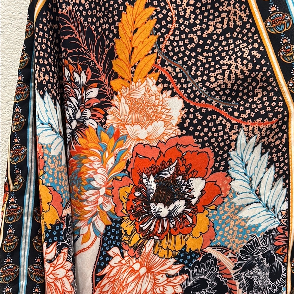 ROSE & OLIVE Floral Kimono Top - Multicolor - Picture 3 of 6
